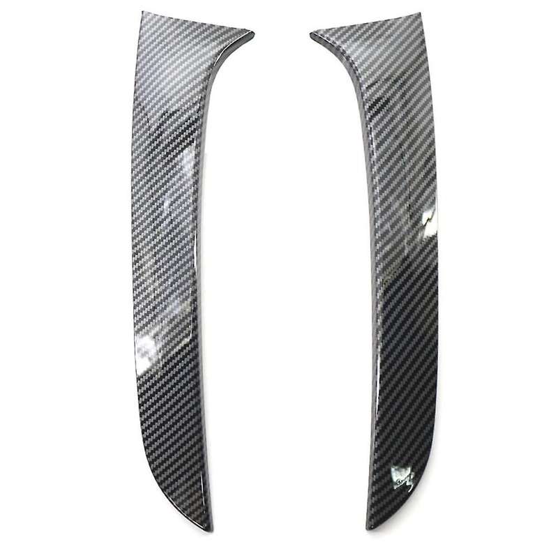 1 Pair Vertical Rear Side Window Canard Spoiler Air Splitter for - 1 Series F20 2012 2013-2019 Carbo
