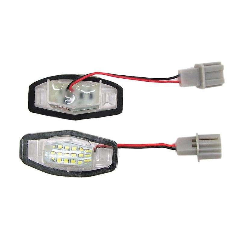 1 Pair White LED License Plate Light for Accord 34100S84A01 34100S0A013 Car Accessories