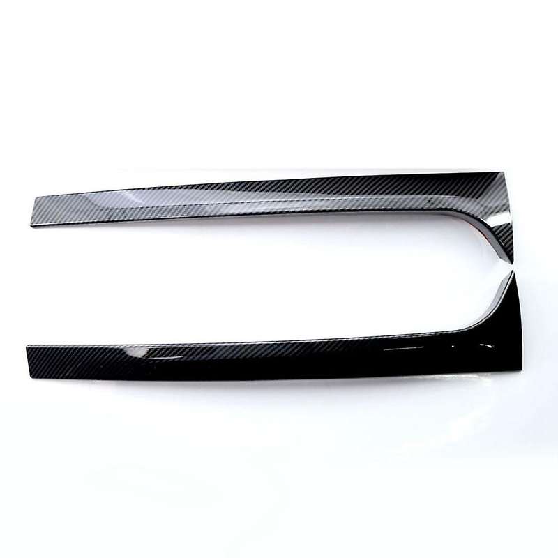 1 Pair Vertical Rear Side Window Canard Spoiler Air Splitter for Estate 2014-2019 Carbon Fiber Style