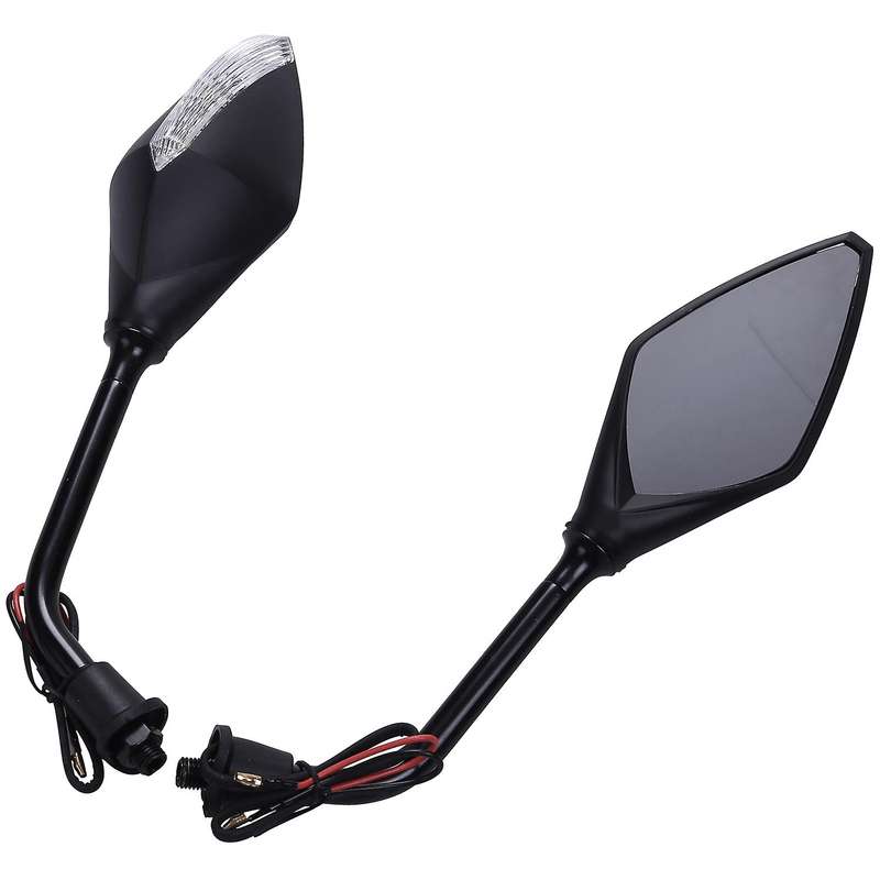 1 Pair Universal Motorcycle Led Turn Signals 5 Colors Available Motorcycle Rearview Scooter Indicat