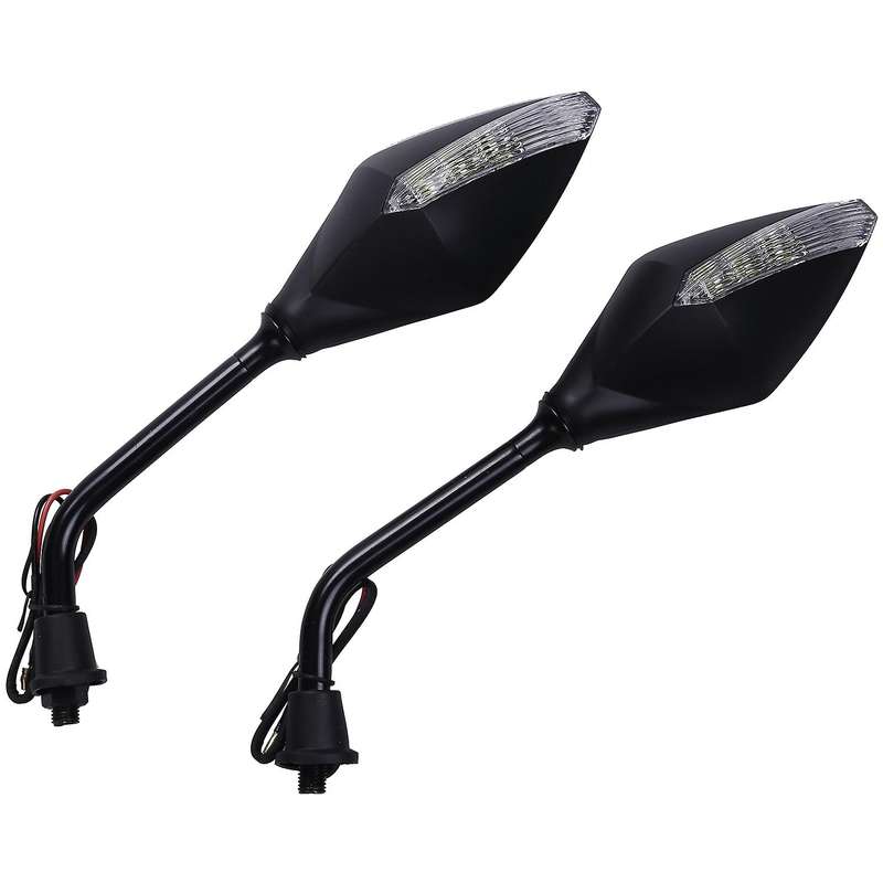 1 Pair Universal Motorcycle Led Turn Signals 5 Colors Available Motorcycle Rearview Scooter Indicat