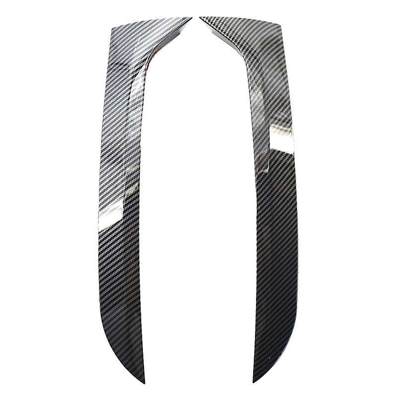 1 Pair Vertical Rear Side Window Canard Spoiler Air Splitter for MK1 2007-2016 Carbon Fiber Style