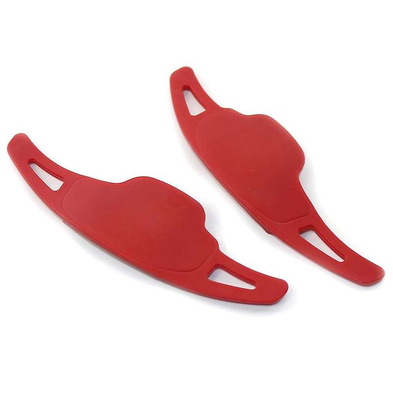 1 Pair Wheel Shift Paddle Shifter Extension Cover Red for Ct6 XT5 2016-2019 Regal 2016-17
