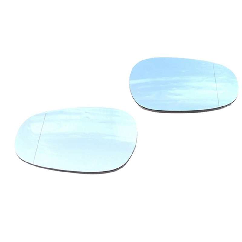 1 Pair Wing Mirror Glass Blue Heated Blind Spot for - 3 Series E90 E92 E93 2009-2013 51167252893, 51