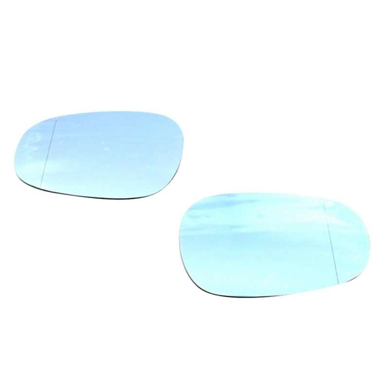 1 Pair Wing Mirror Glass Blue Heated Blind Spot for - 3 Series E90 E92 E93 2009-2013 51167252893, 51