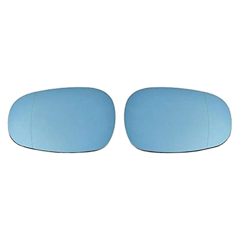 1 Pair Wing Mirror Glass Blue Heated Blind Spot for - 3 Series E90 E92 E93 2009-2013 51167252893, 51
