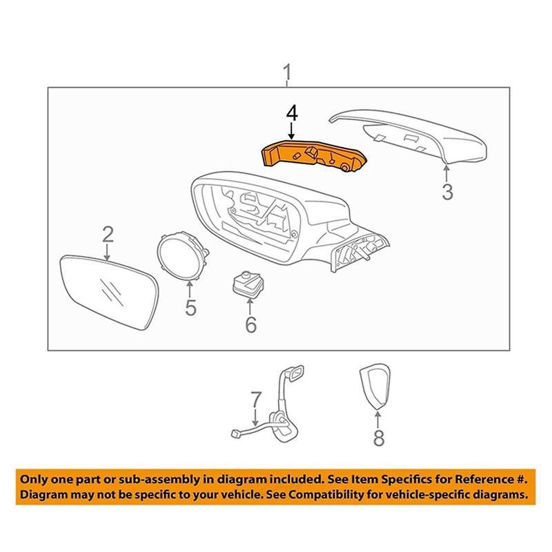1 Pair Wing Mirror Indicator Turn Signal Lamp LED Side Mirror Repeater Lamp for 12-16 87614-A7000 87