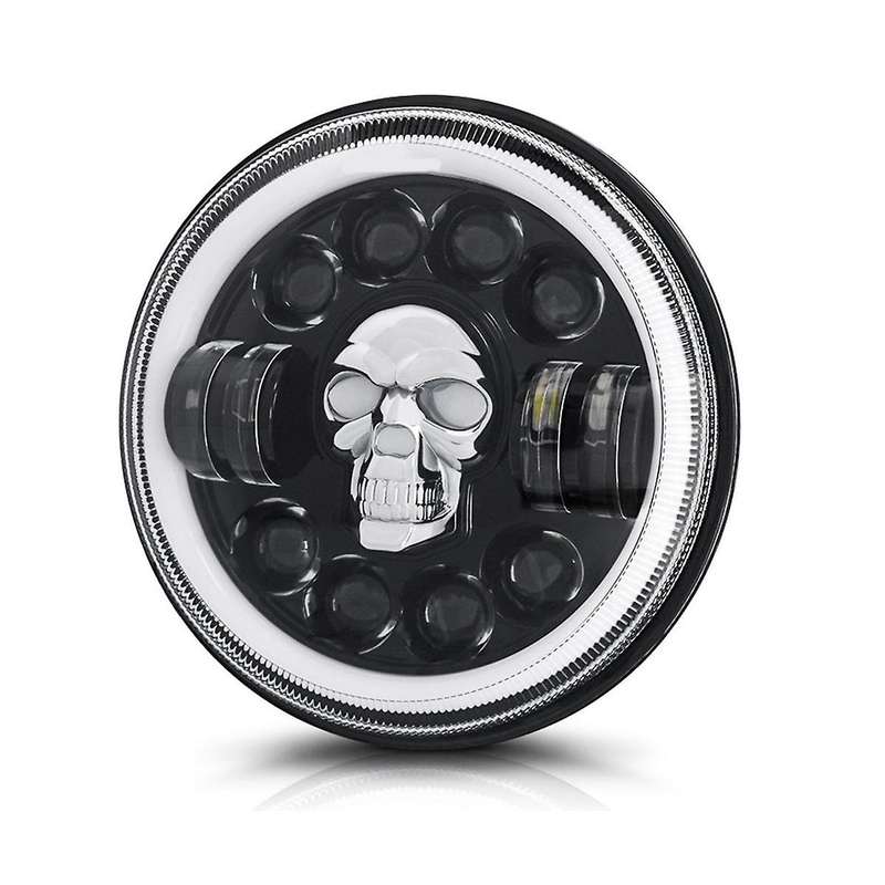 1 Pc New 7inch Led Headlights for Wrangler Off-road Vehicle Headlight Conversions 60w Headlights