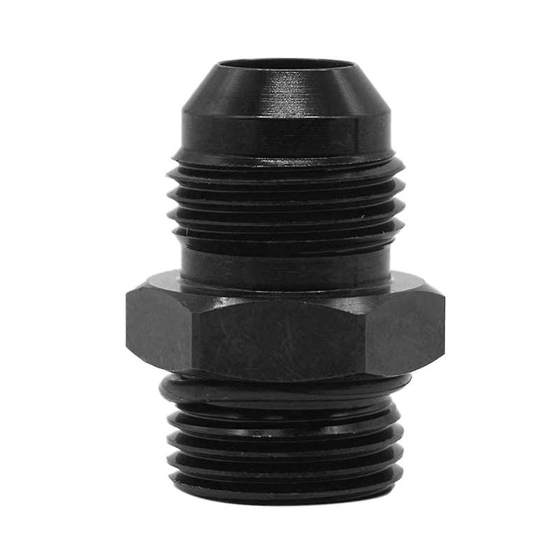 1 Pcs -8 O-Ring AN8 8AN to AN8 8AN Male Adapter Fitting-Black