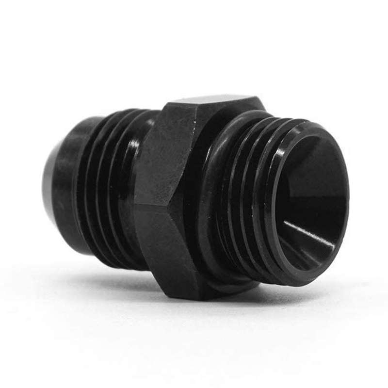 1 Pcs -8 O-Ring AN8 8AN to AN8 8AN Male Adapter Fitting-Black