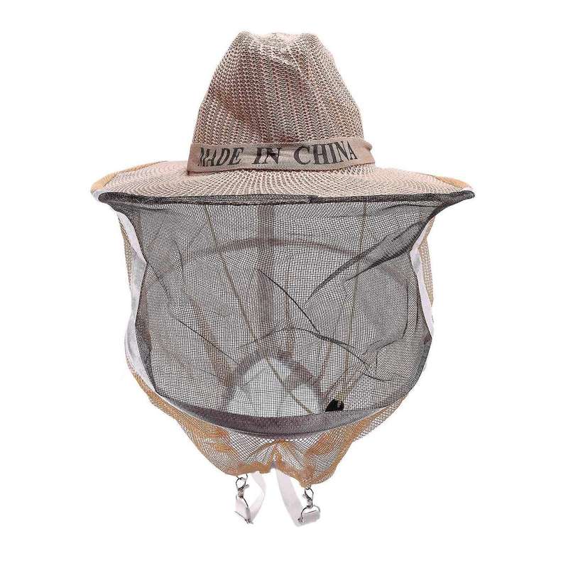 1 Pcs Anti Bee Hat Beehive Beekeeping Hat Mosquito Bee Insect Net Veil Head Face Protector Beekeepe