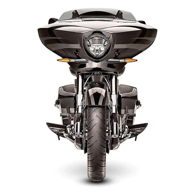 1 Pcs Black Motorcycle LED Headlight with High 60W Low 40W Beam for Victory Country Vegas