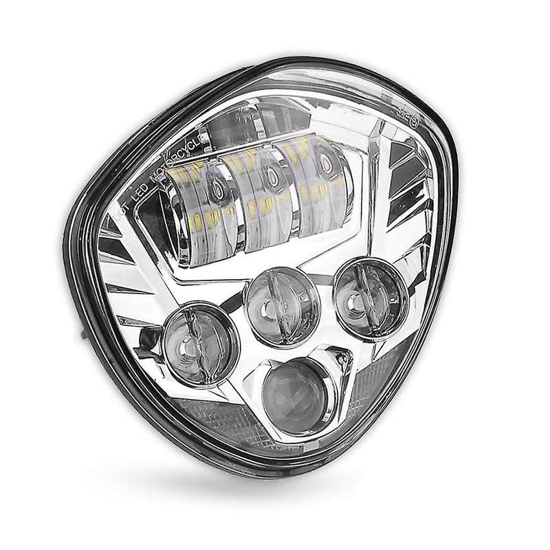 1 Pcs Black Motorcycle LED Headlight with High 60W Low 40W Beam for Victory Country Vegas