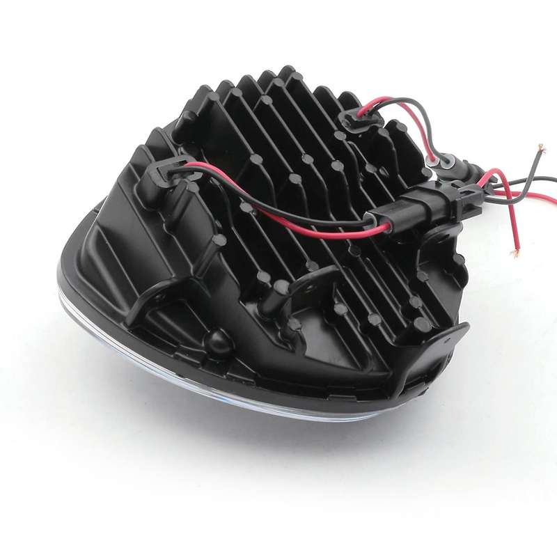 1 Pcs Black Motorcycle LED Headlight for Victory Motorcycle Road Cruisers 2010-2016