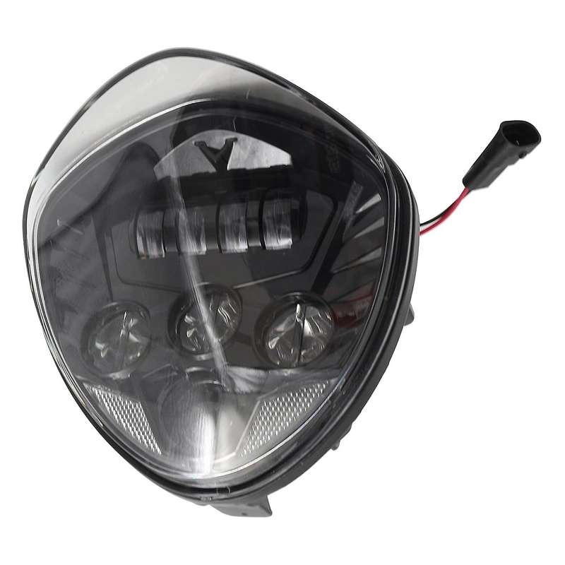 1 Pcs Black Motorcycle LED Headlight for Victory Motorcycle Road Cruisers 2010-2016