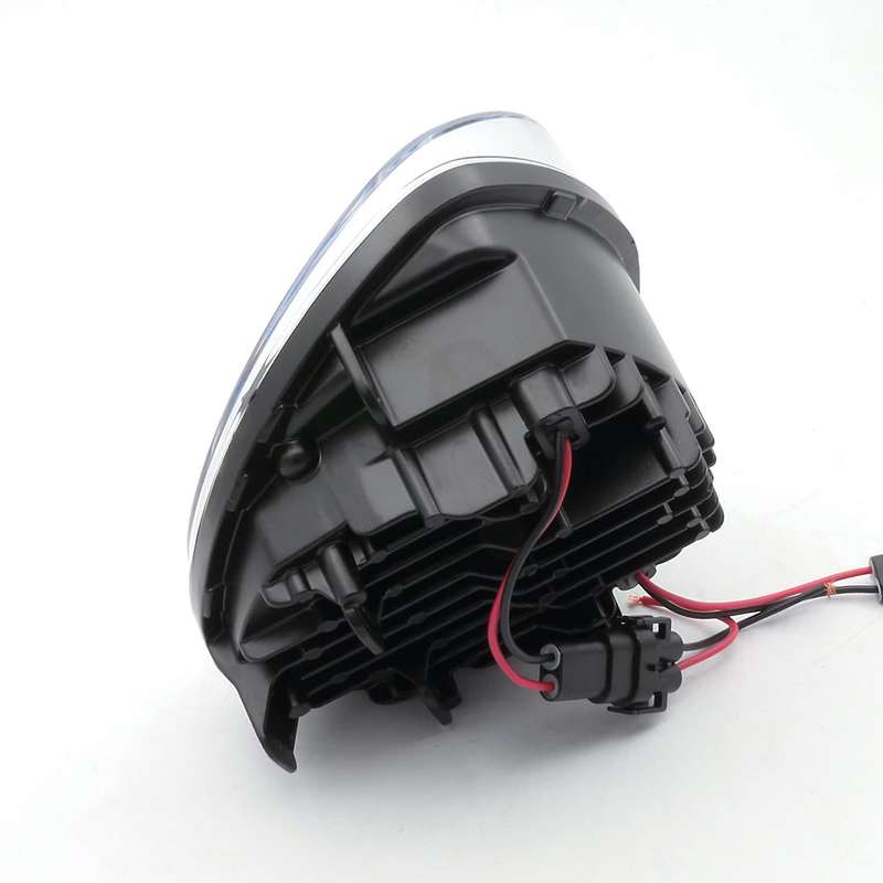 1 Pcs Black Motorcycle LED Headlight for Victory Motorcycle Road Cruisers 2010-2016