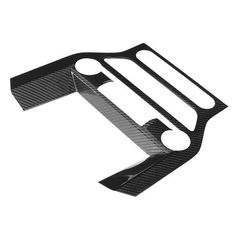 1 Pcs Car Carbon Fiber Interior Center Console GPS Panel Cover Trim Fit for All Model 2014 -18