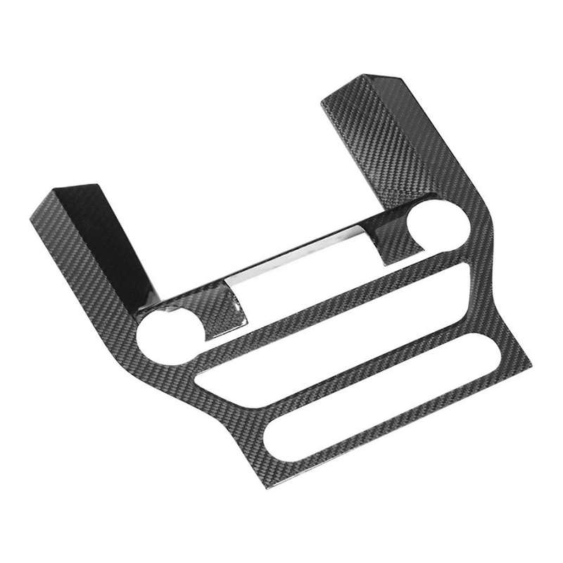 1 Pcs Car Carbon Fiber Interior Center Console GPS Panel Cover Trim Fit for All Model 2014 -18