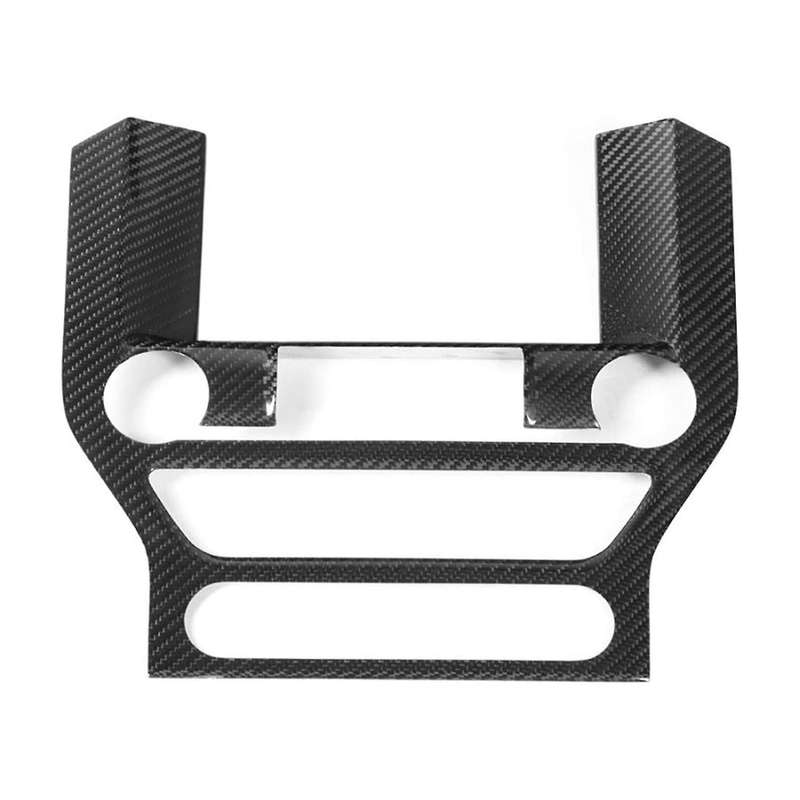 1 Pcs Car Carbon Fiber Interior Center Console GPS Panel Cover Trim Fit for All Model 2014 -18