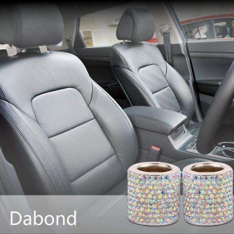1 Pcs Decor Crystal Car Seat Headrest Decor Car Interior Charms Diamond Bling Accessories for Rhines