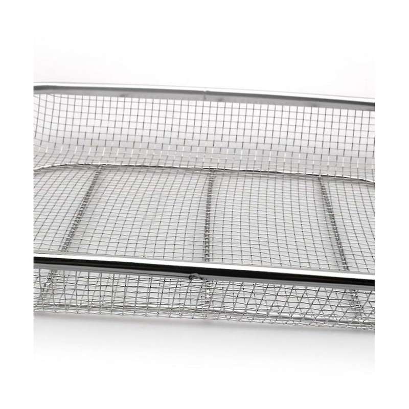 1 Pcs Deep Fry Basket Stainless Steel Frying Basket Frying Pan Non-stick French Fries Basket Baking