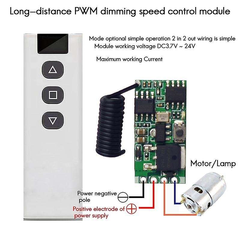 1 Pcs Controller 3.7-24v Drive Module
