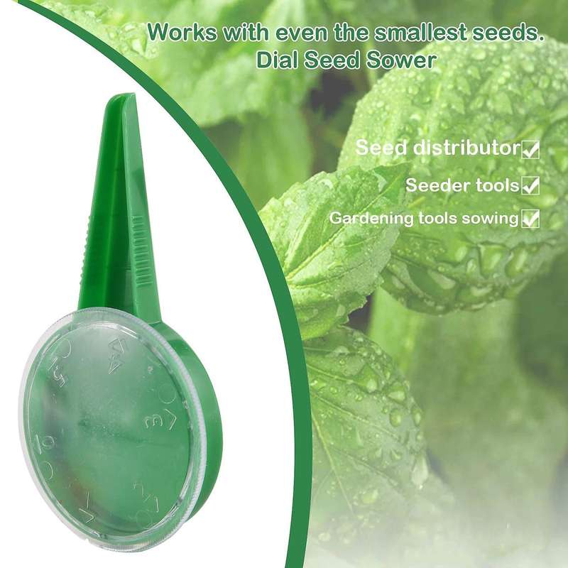1 Pcs Dial Seed Sower Planter Gardening Supplies Hand Flower Plant Seeder