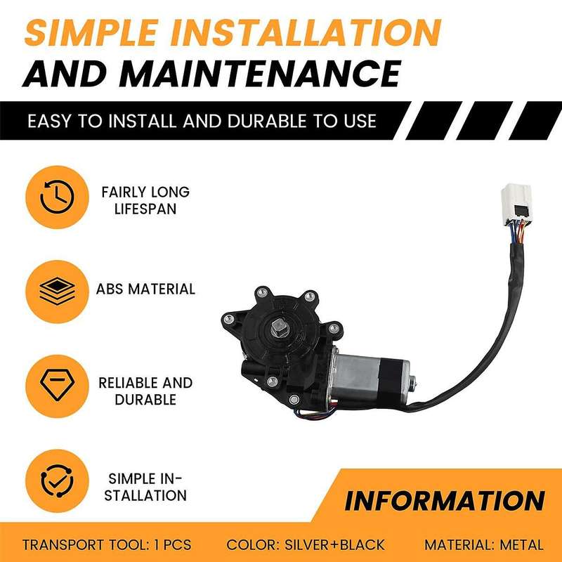 1 Pcs Front Right Window Regulator Window Lift Regulator Motor for 350Z Convertible G35 80730-CD001