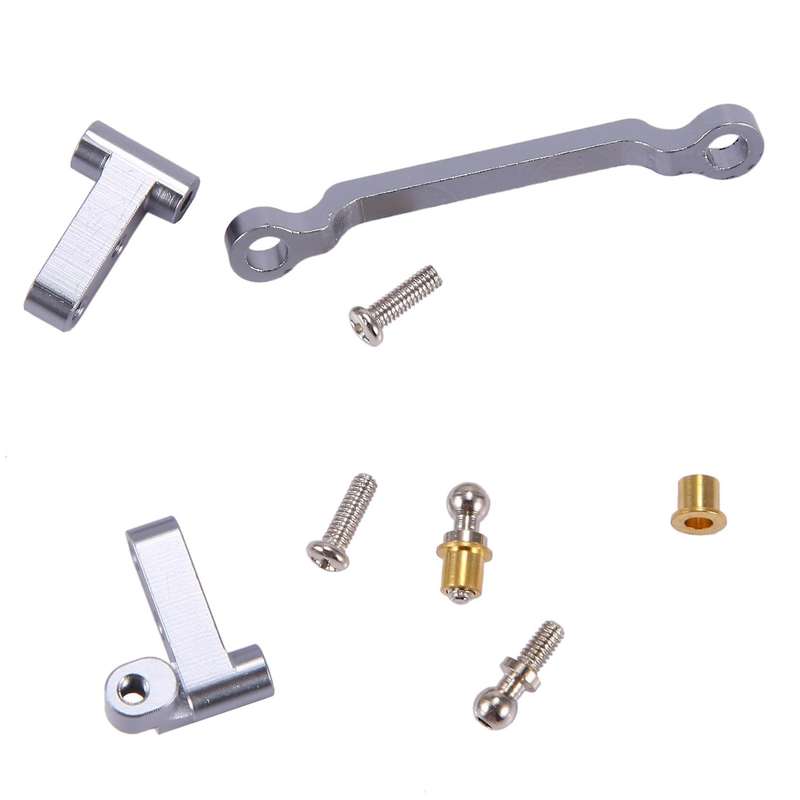 1 Pcs Metal Upgrad Steering Cylinder Mounting Block for A949 A959-b A979-b A969,grey