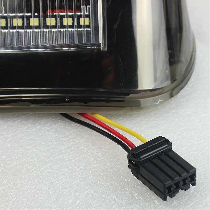 1 Pcs Motorcycle Modified Red Rear Tail Light LED Brake Light for Motorcycles with Strong Penetratin
