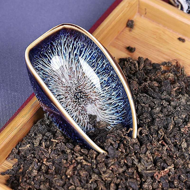 1 Pcs Tea Ceremony Utensils Tea Accessories Ceramic Tea Spoon Tea Accessories