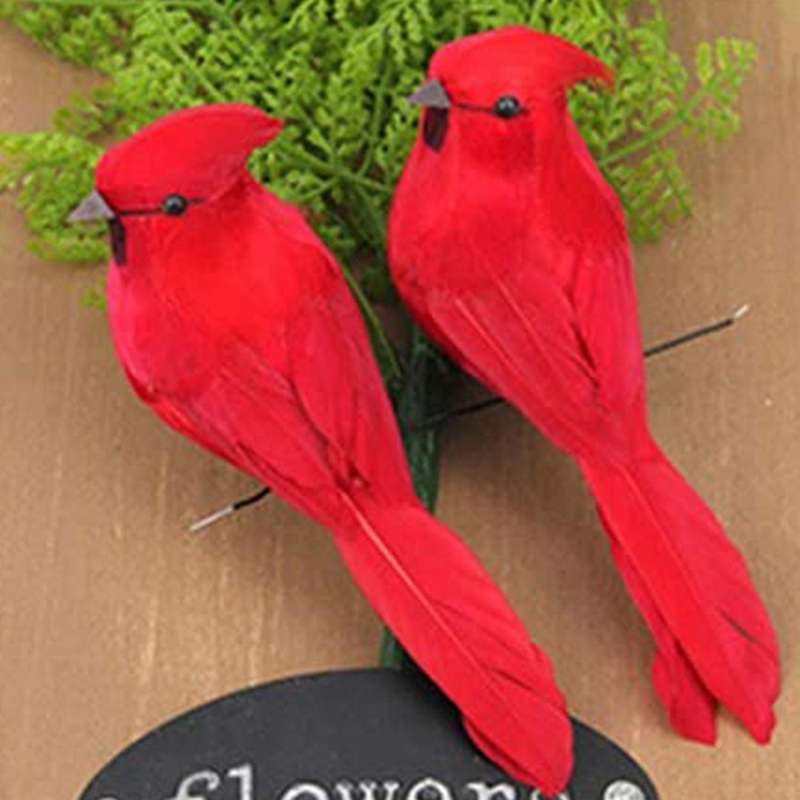 1 PCS Wall Sculpture Decorative Simulation Foam Birds Home Decoration Crafts Ornament Outdoor Garden