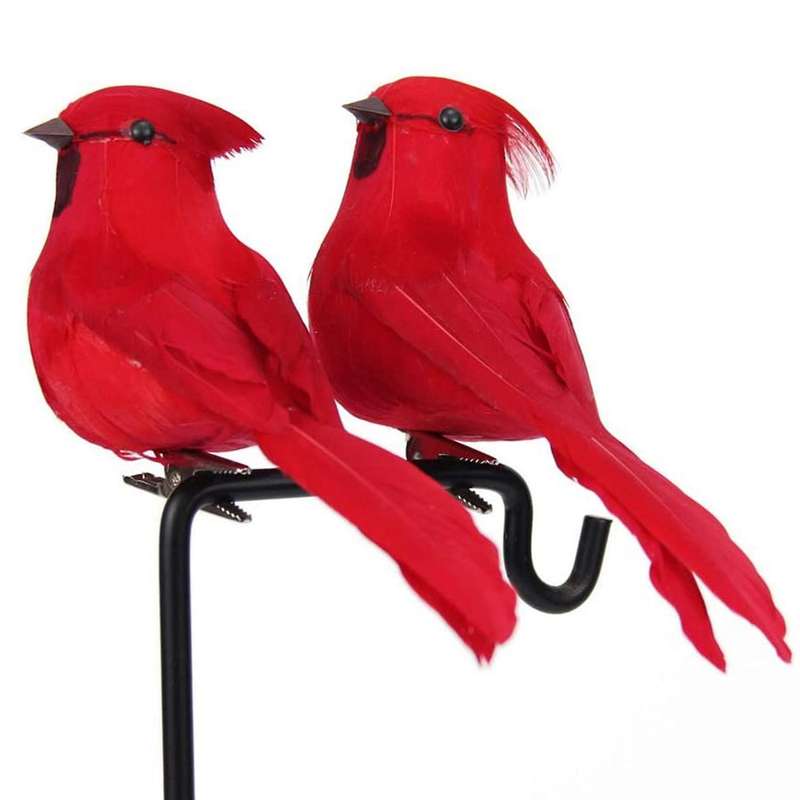 1 PCS Wall Sculpture Decorative Simulation Foam Birds Home Decoration Crafts Ornament Outdoor Garden