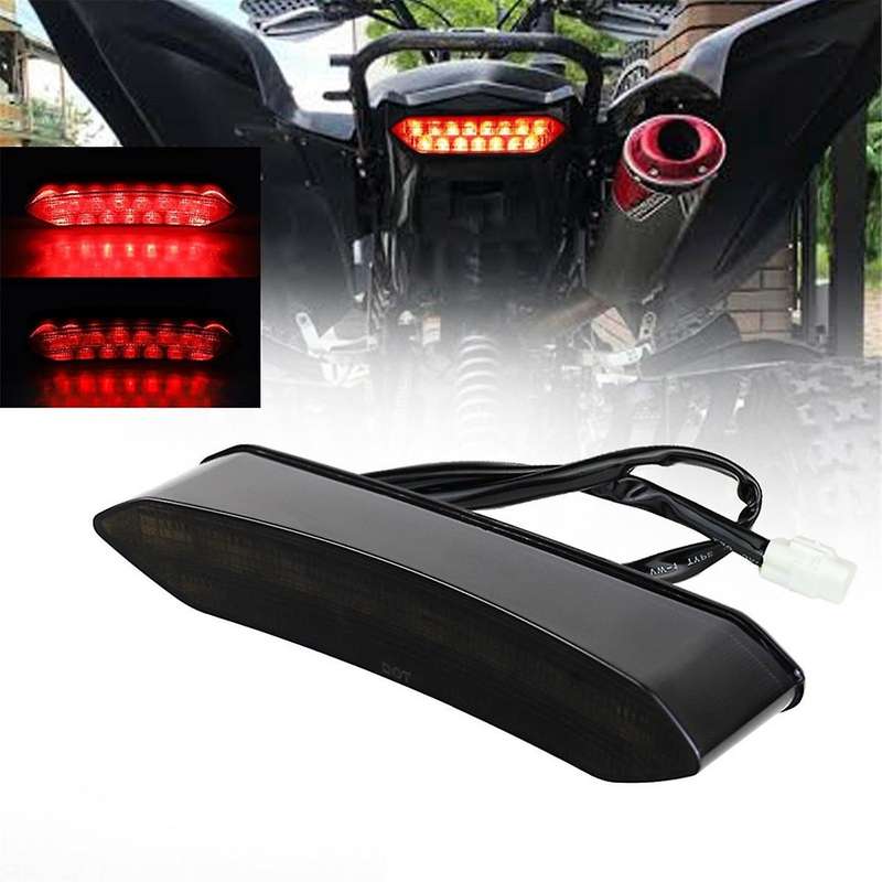 1 Pcs White Motorcycle LED Brake Tail Light for 700 YFZ450R Motorcycle Accessories