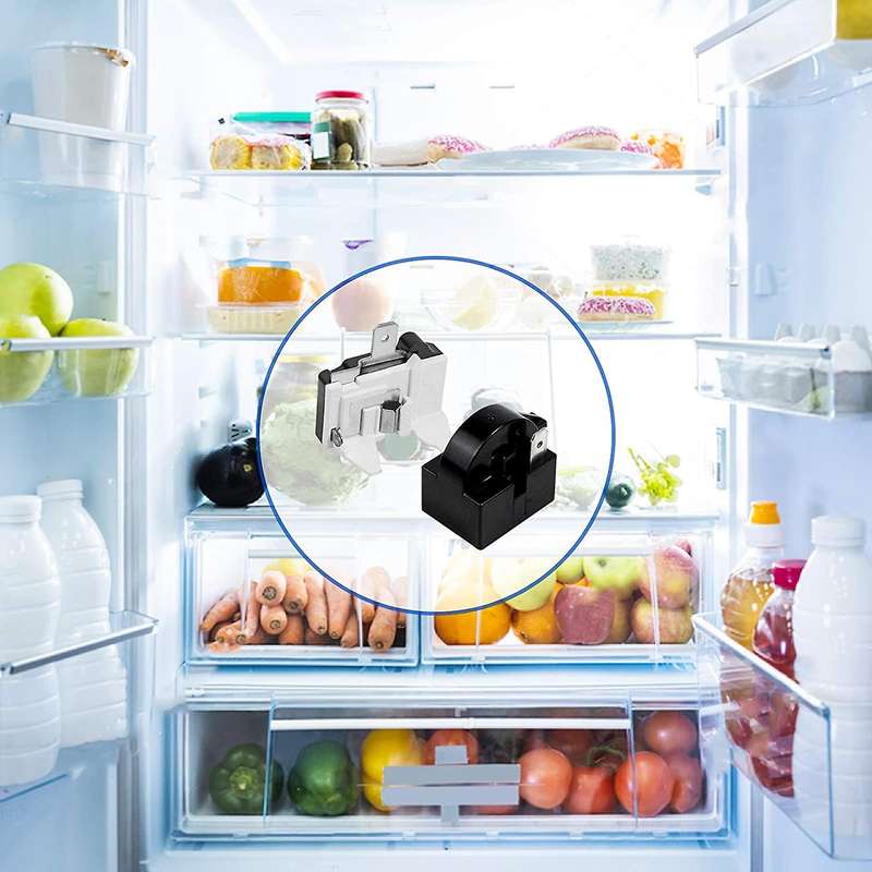 1 Pin Qp2-4.7 Ptc Relay,1 Pin Refrigerator Relay and 6750c-0005p Refrigerator Overload Protector