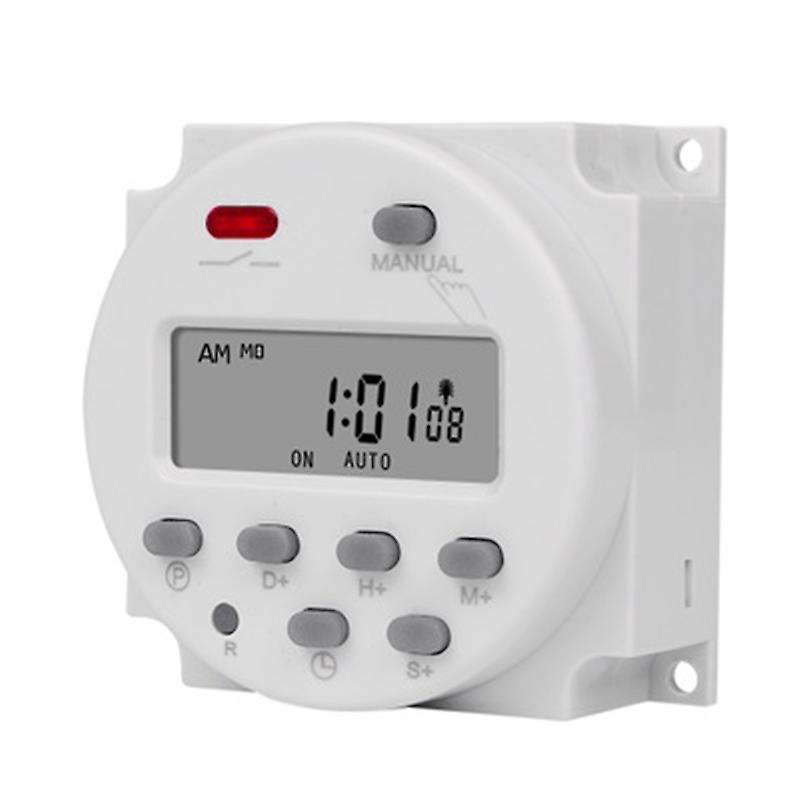 1 Second Interval 12v Digital Lcd Timer Switch 7 Days Weekly Programmable Time Relay Programmer Cn