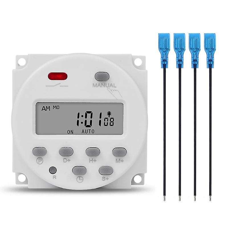 1 Second Interval 12v Digital Lcd Timer Switch 7 Days Weekly Programmable Time Relay Programmer Cn