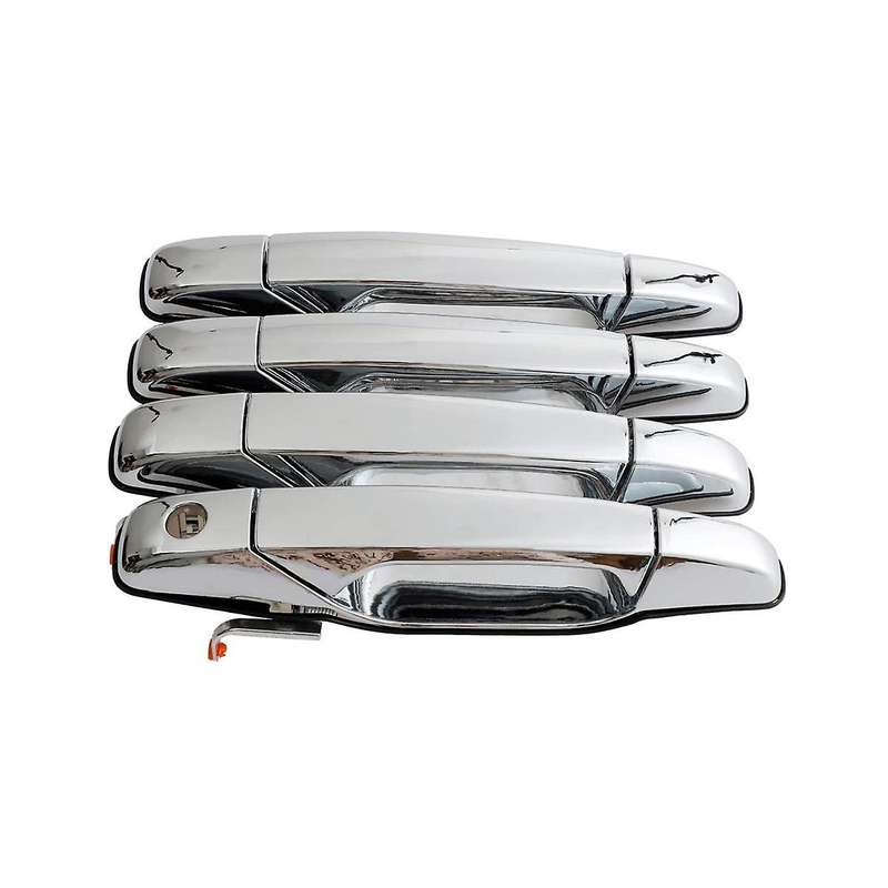 1 Set 4 Pcs Car Outside Door Handle for Exterior Door Handle Chrome 20828258 22738721