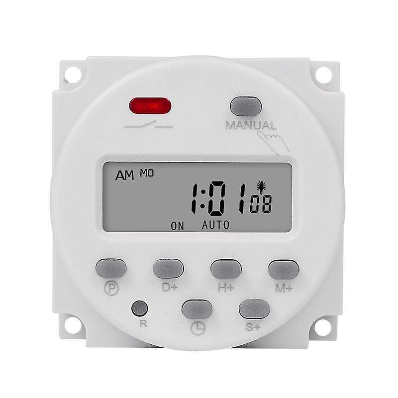 1 Second Interval 220v Digital Lcd Timer Switch 7 Days Weekly Programmable Time Relay Programmer C