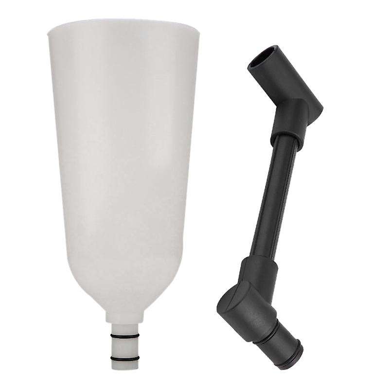 1 Set 10Pcs Car Engine Oil Funnel Adaptor Filling Set Plus Swivel Offset Extension Tube Car Van Tool