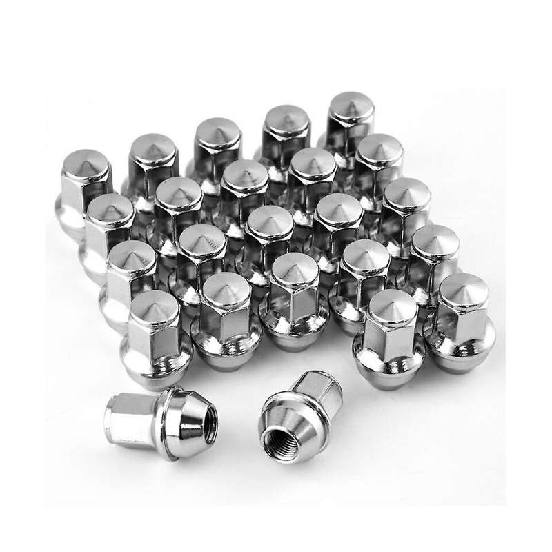 1 Set 24 Pcs Hub Lug Nuts M14x1.5 Acpz-1012-b for F250 F350 F450 2015-2020 Auto Parts