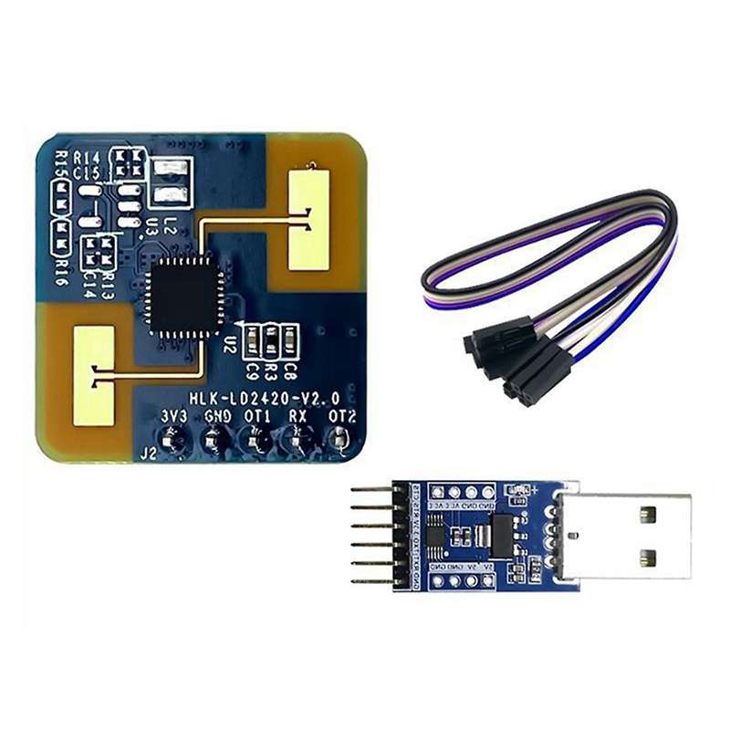 1 Set 24G mmWave LD2420 Kit Human Presence Radar Sensor Motion Detection Module