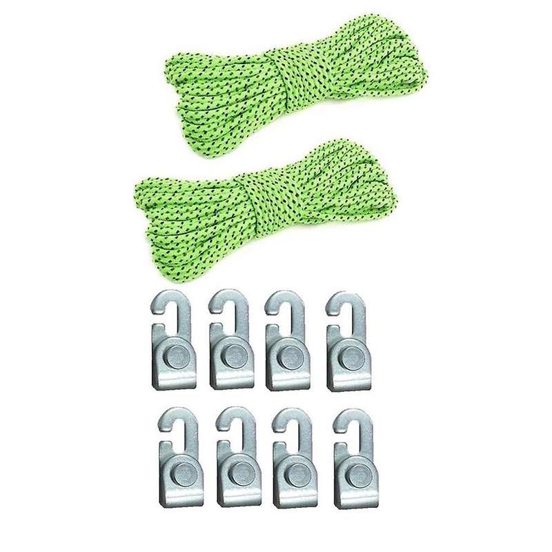1 Set Automatic Lock Hook Self-Locking Knot Easy Tighten Rope Kit for Camping Tent Accessories 4Pcs