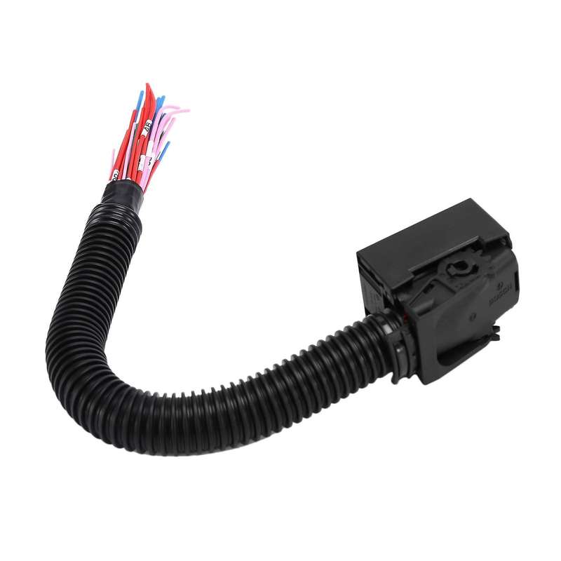 1 Set 60 Pin Automotive EDC17 Computer Board Common Rail Connector Plug with Wiring Harness for Weic