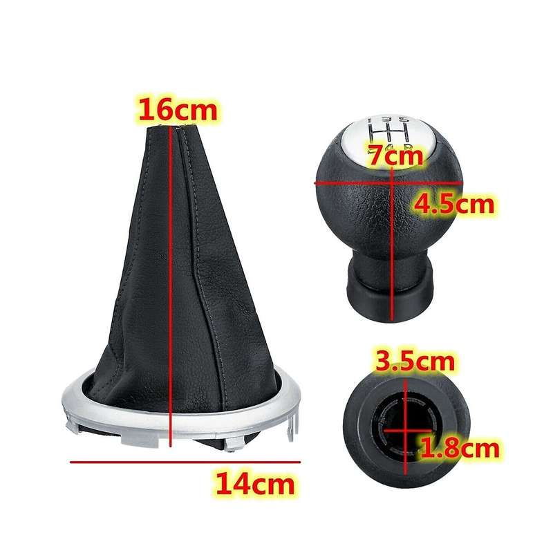 1 Set 5 Speed Car Gear Shift Knob Lever Dust Cover for Swift Sx4 Alto