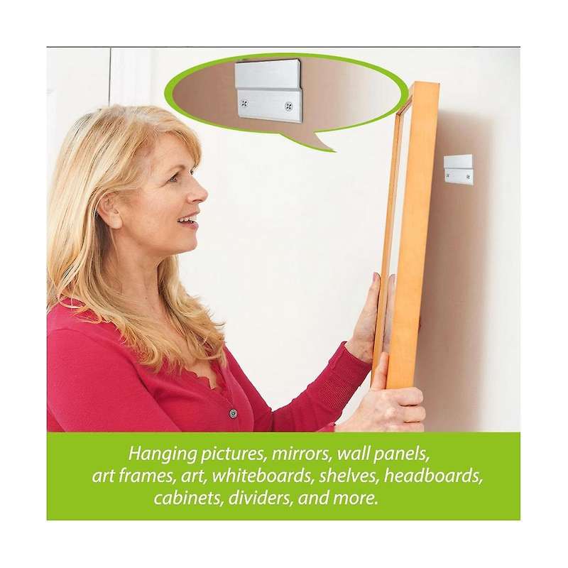 1 Set 5in French Cleat Hanger Heavy Duty Metal Hanger Photo Rack Art Frame Wall Hardware Z-barfor Ho