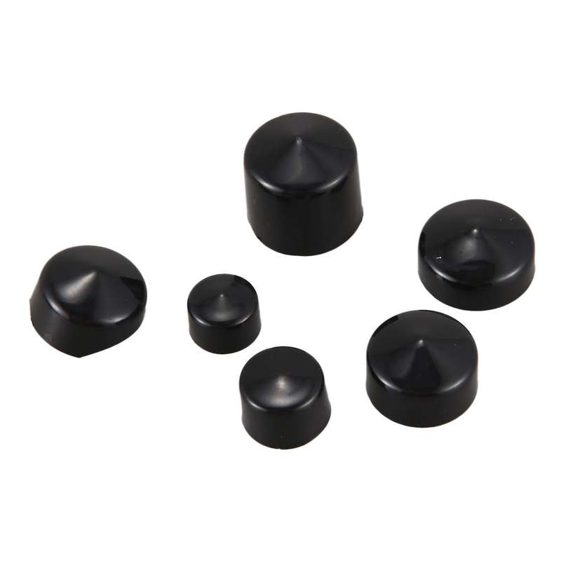 1 Set 73 PCS Motorcycle Screw Chrome Bolt Toppers Cover Caps Kit for Softail Twin Cam Engine 2000-20