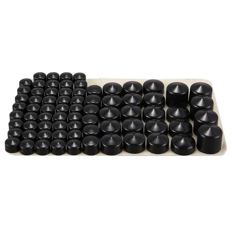 1 Set 73 PCS Motorcycle Screw Chrome Bolt Toppers Cover Caps Kit for Softail Twin Cam Engine 2000-20