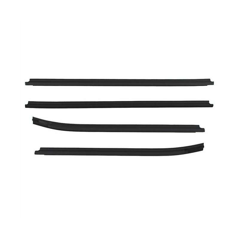 1 Set Car Door Glass Outer Sealing Strip Assembly for Fortuner 2012-2015 68161-0k010 68164-0k020 681