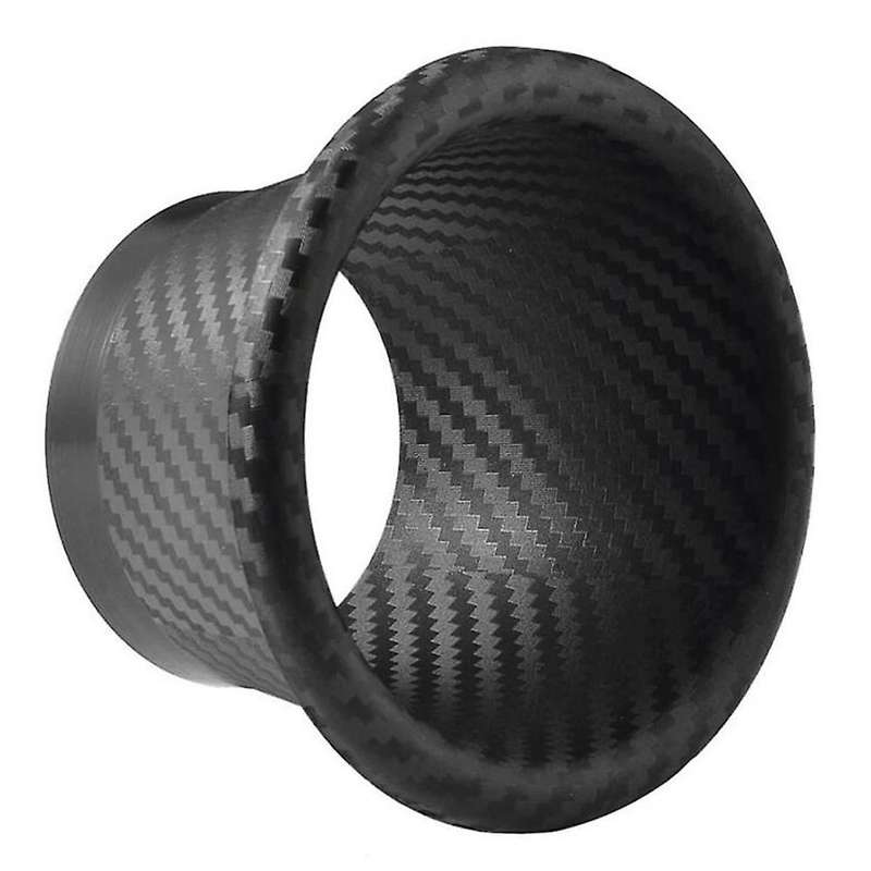 1 Set Car Front Bumper Turbo Intake Pipe Turbine Funnel Kit Carbon Fiber Style Auto Turbo Intake Pip